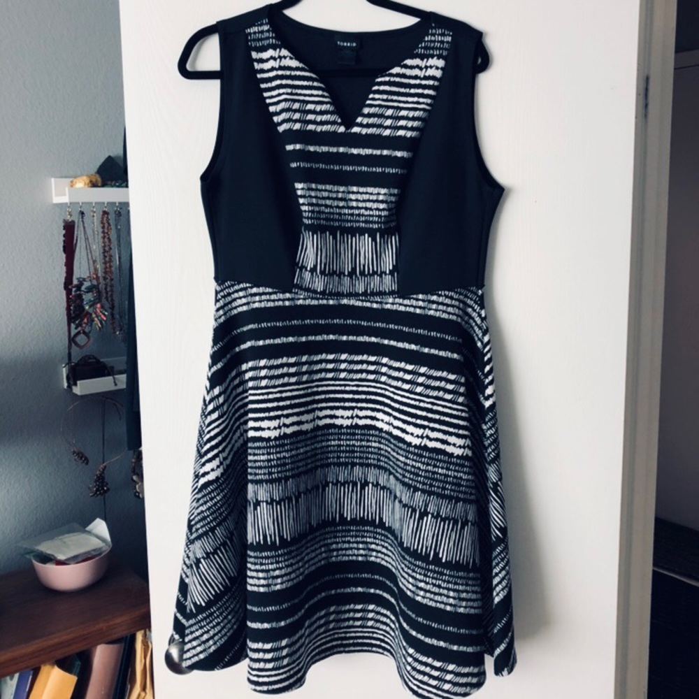 Torrid Scuba Skater Dress Size 1
